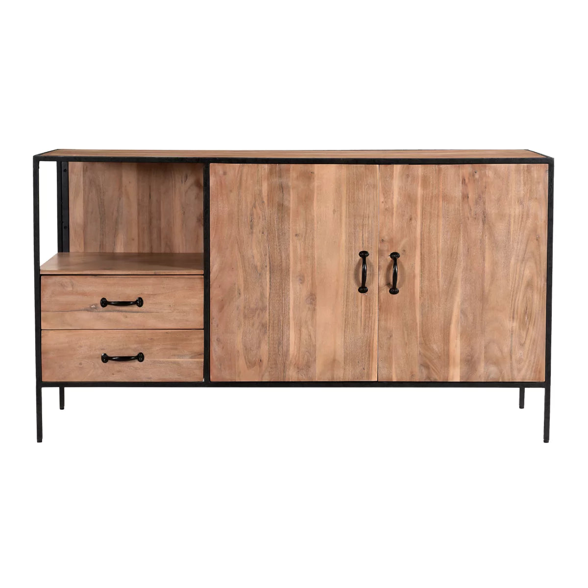 Acenwood Solid Wood Sideboard Storage Cabinet