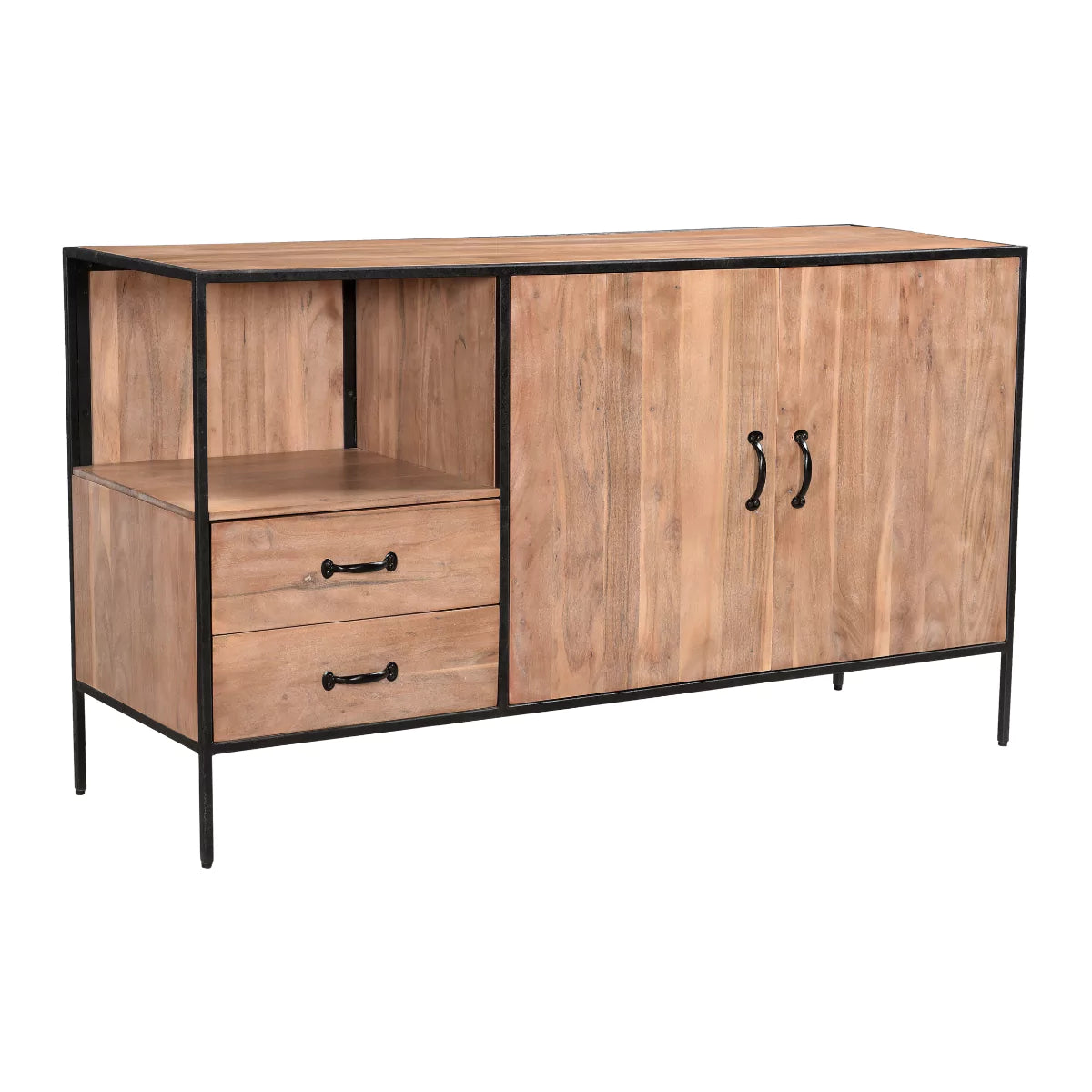 Acenwood Solid Wood Sideboard Storage Cabinet