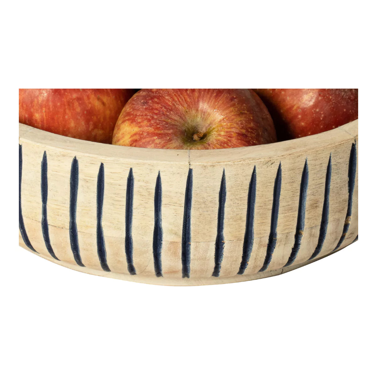 Boho Rustic Wooden Handcrafted Fruit Bowl.