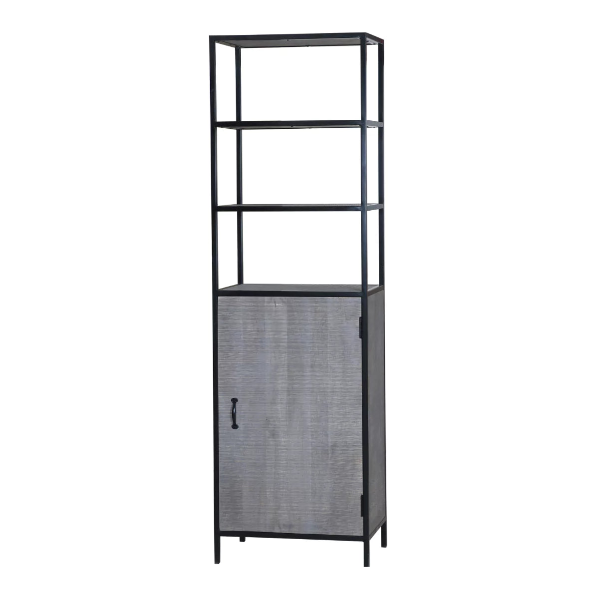 Grey Aara Single Door Wardrobe