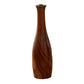 Modern Slim Neck Tall Wooden Vase for Table.