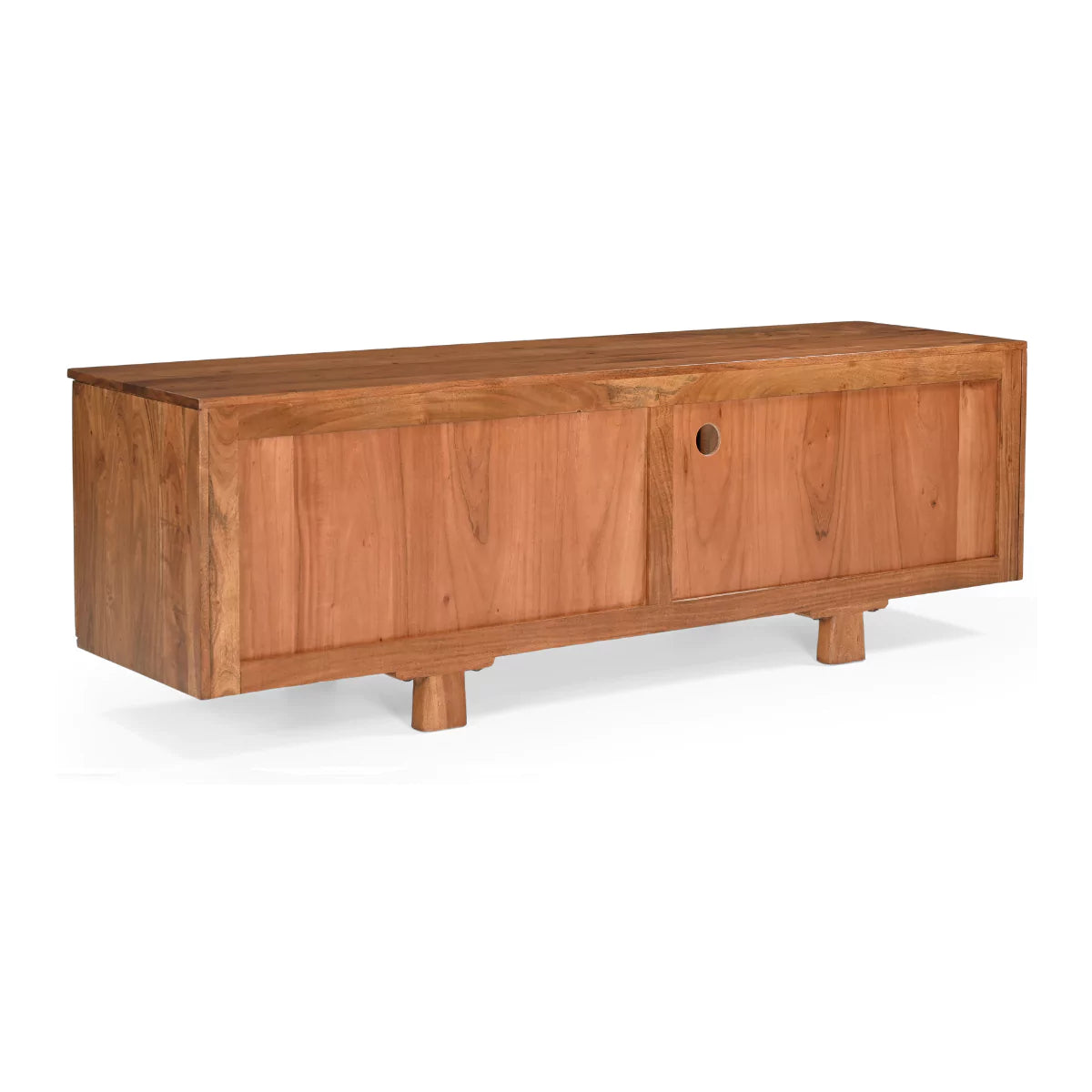 Rylith Solid Wood TV Unit With Storage