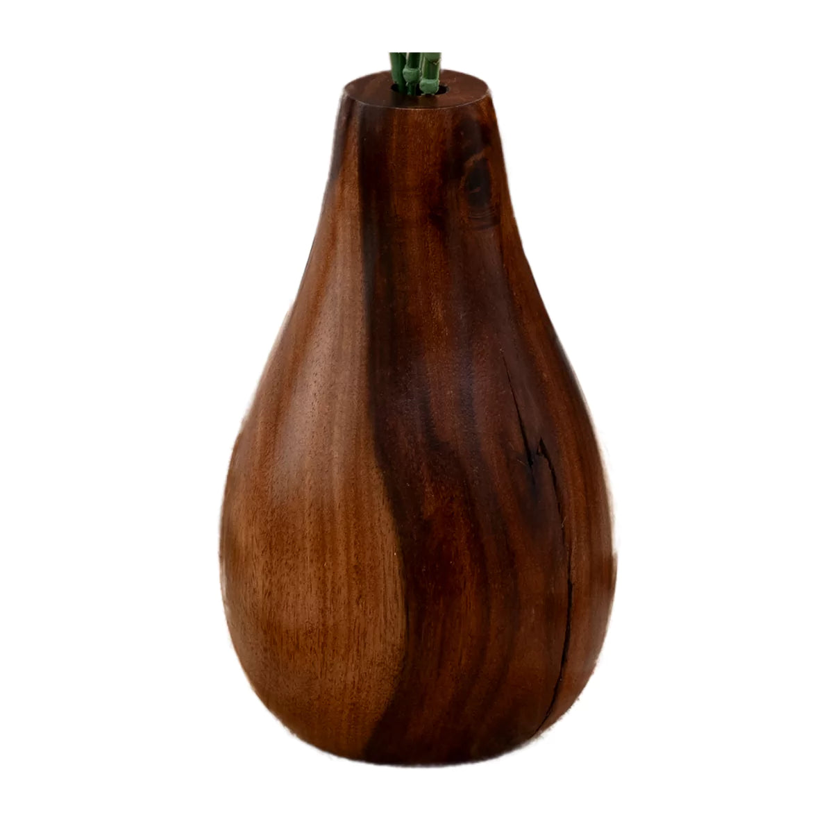 TimberBud Handcrafted Modern Wooden Vase for Table.