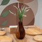 TimberBud Handcrafted Modern Wooden Vase for Table.