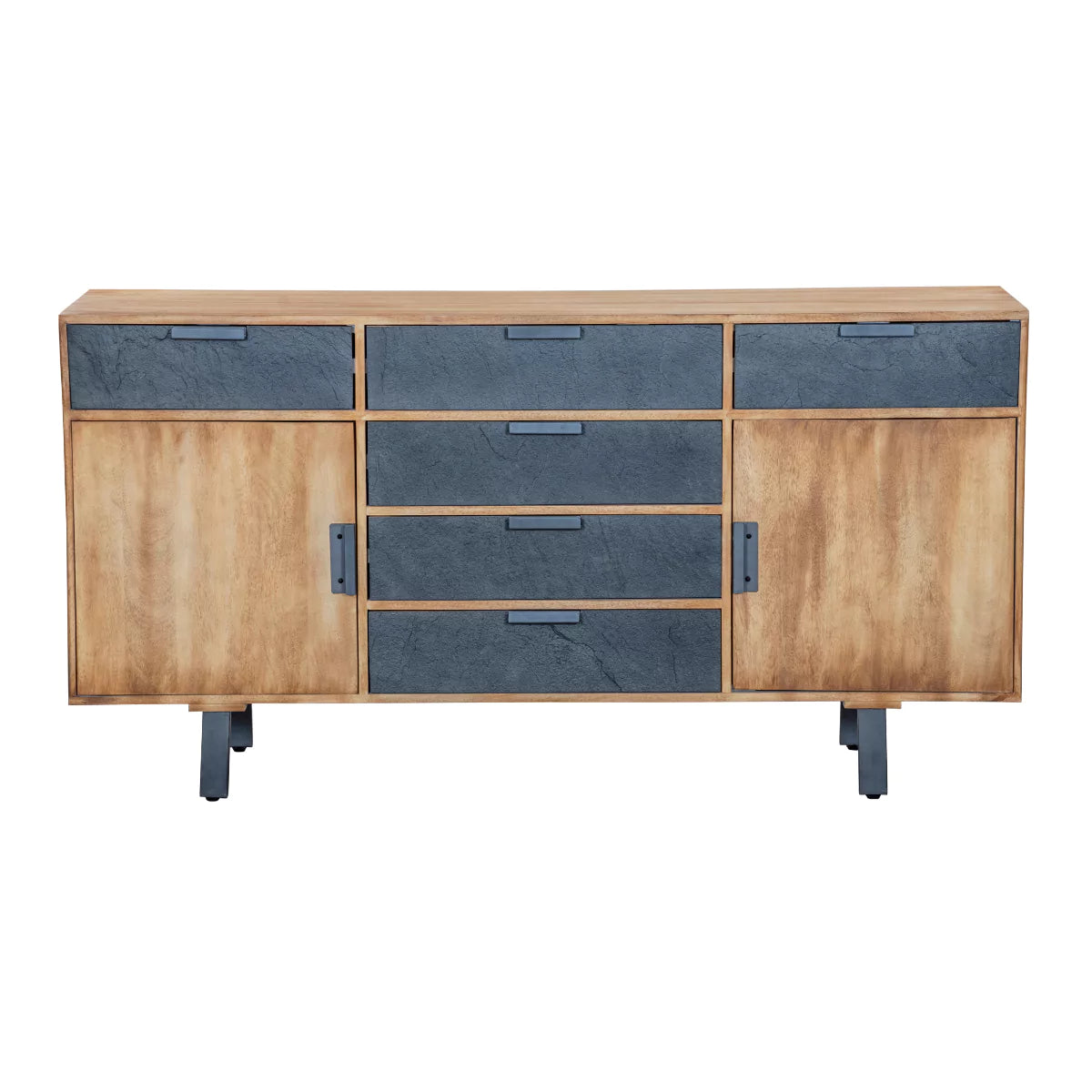 Trilona Sideboard Cabinet With 2 Door & 6 Drawers