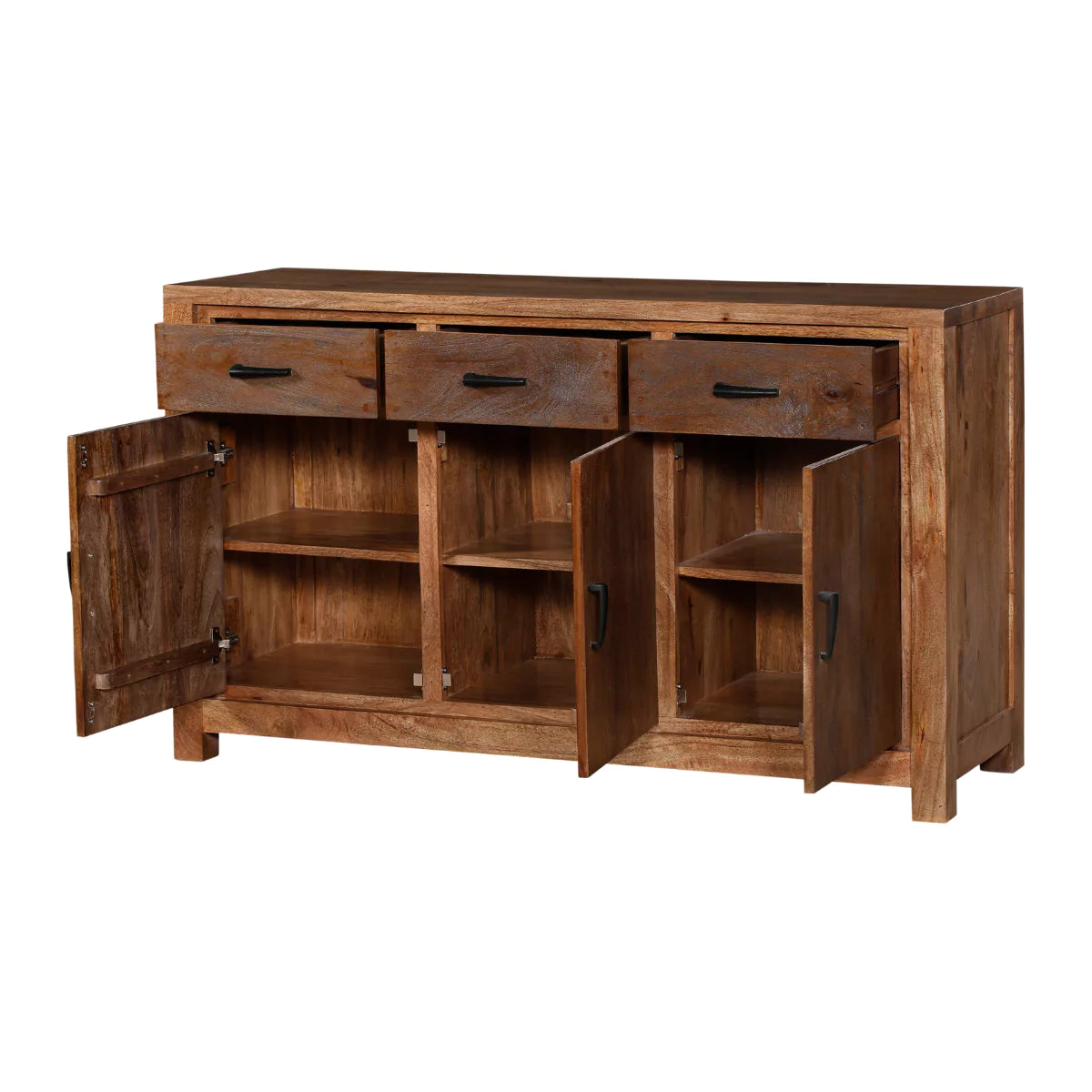 Zyvaan 3 Drawer 3 Door Sideboard Cabinet